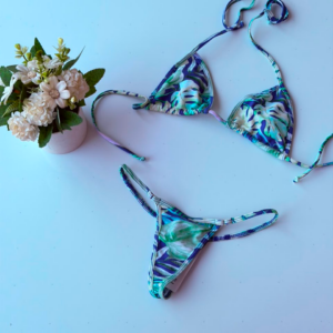 Bikini Animal Print Coral