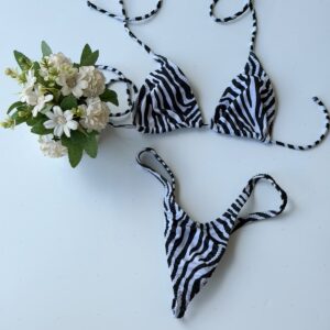 Bikini Cebra Contraste