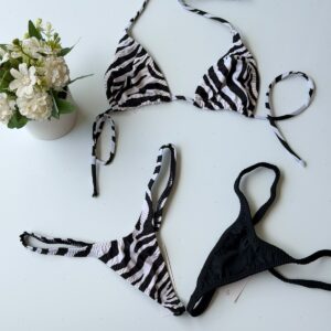 Bikini Dúo Cebra Noir