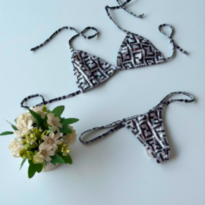 Bikini Geométrico Monocromo