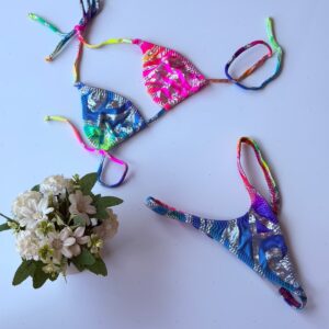 Bikini Holográfico Multicolor
