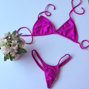Bikini Magenta Satinado