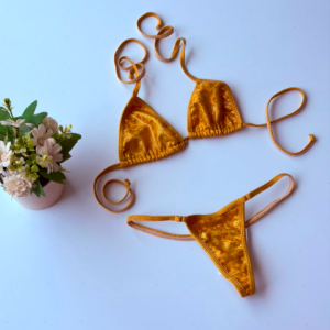 Bikini Miel Metálico