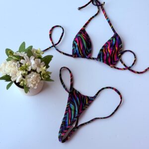 Bikini Rayas Neón