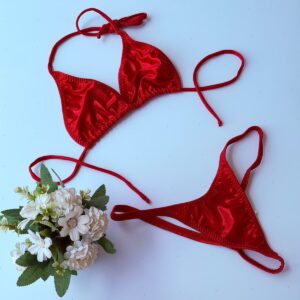 Bikini Rojo Metálico