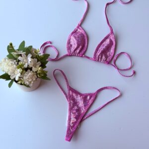 Bikini Rosa Metálico
